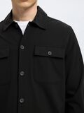 Selected LONG SLEEVED OVERSHIRT, Black, highres - 16099821_Black_006.jpg