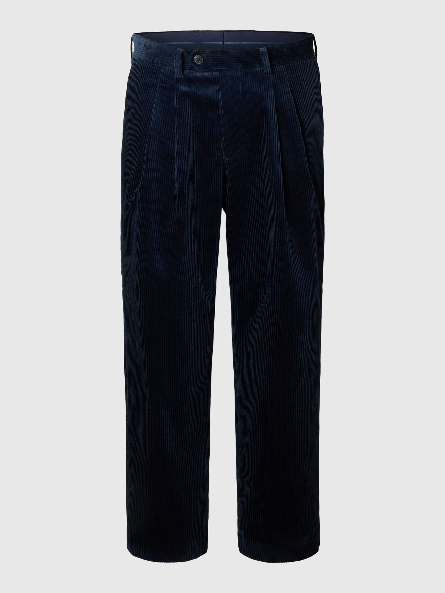 CORDUROY PANTALON, Dark Petrol, highres