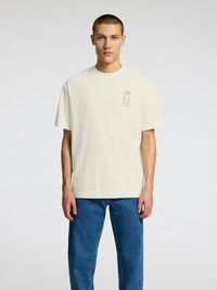 BEDRUKT T-SHIRT, Egret, highres