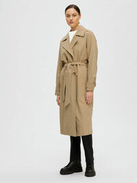 DOBBELTRADET TRENCHCOAT, Cornstalk, highres