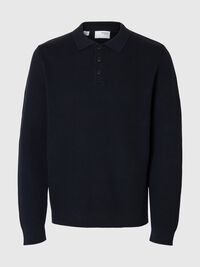 STRUKTURERET BOMULD POLO, Sky Captain, highres