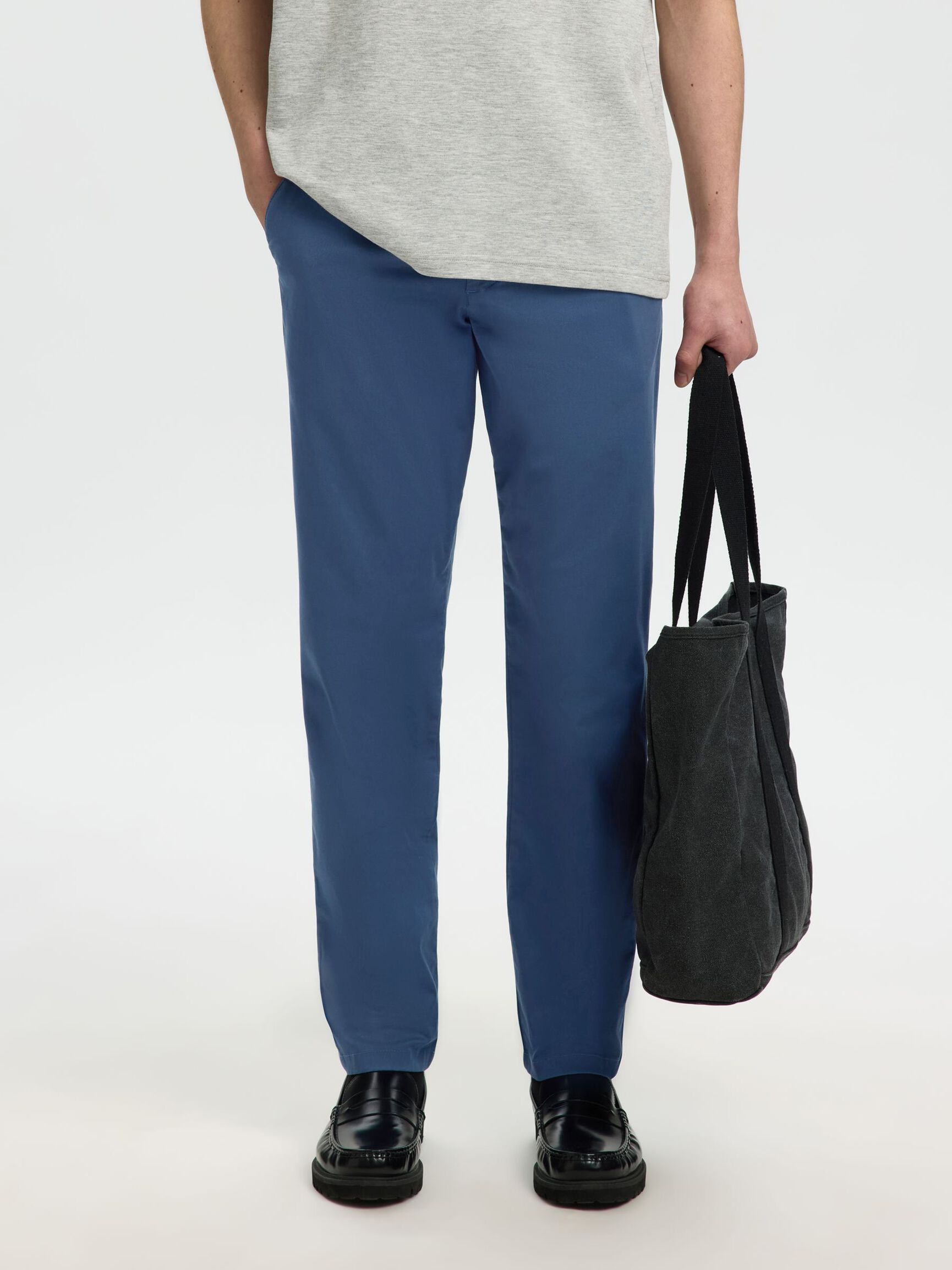 175 SLIM FIT FLEX CHINOS, Sargasso Sea, highres