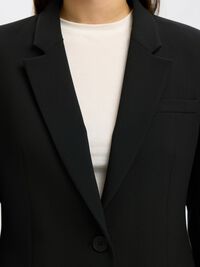 KLASSISK ENKELTSPENT BLAZER, Black, highres