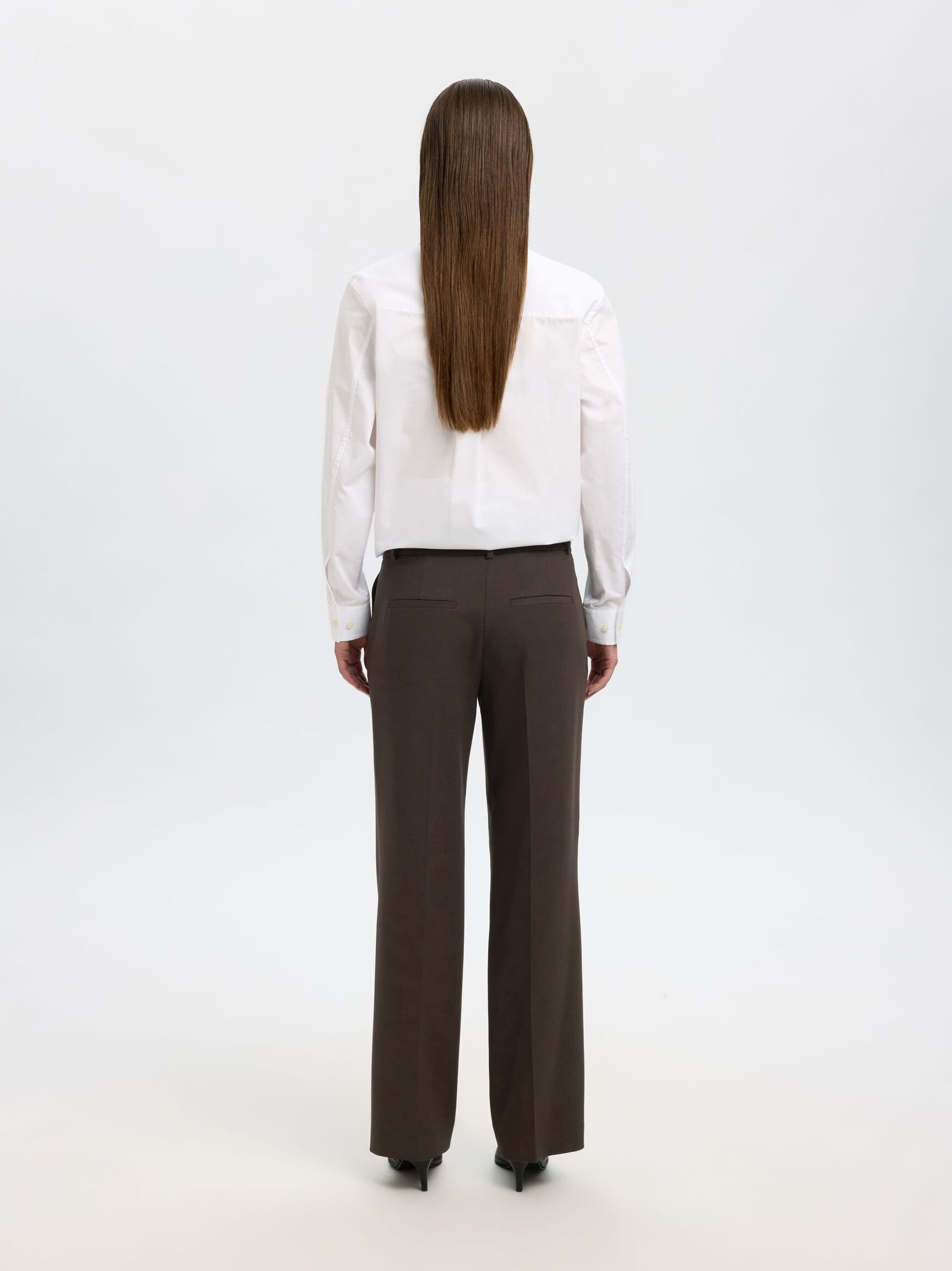 TAILORED WIDE-LEG TROUSERS, Delicioso, highres