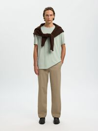 HØRBLANDING T-SHIRT, Aqua Gray, highres