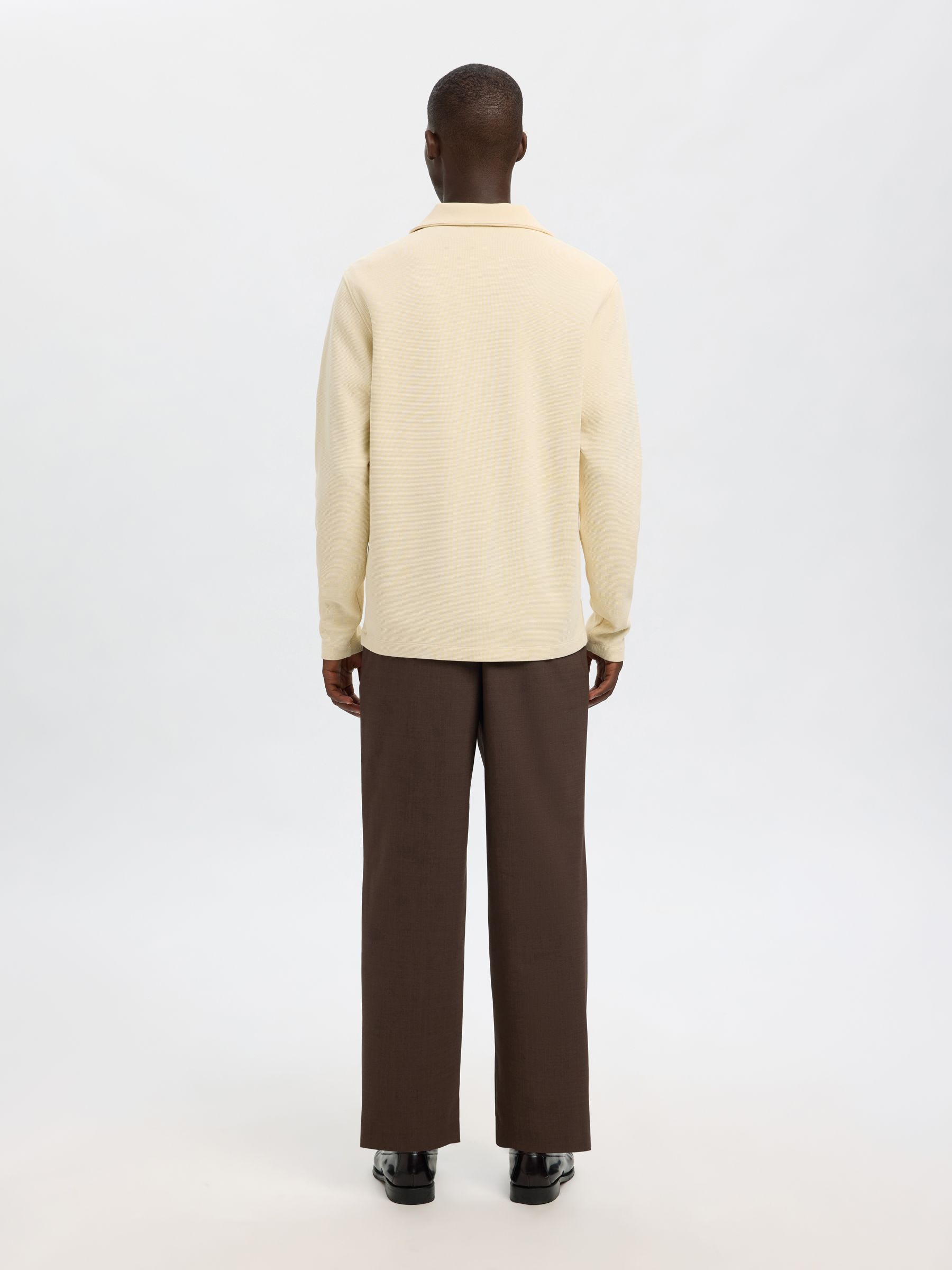 BAUMWOLLMIX SWEATSHIRT MIT REISSVERSCHLUSS, Angora, highres