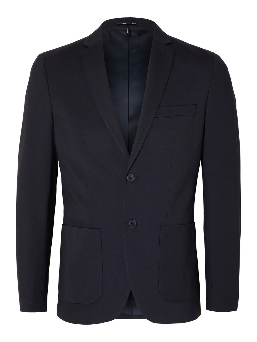 Selected VISKOSBLANDNING SLIM FIT KAVAJ, Navy Blazer, highres - 16092484_NavyBlazer_001.jpg