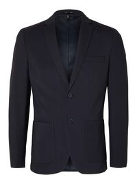 VISKOSBLANDNING SLIM FIT KAVAJ, Navy Blazer, highres