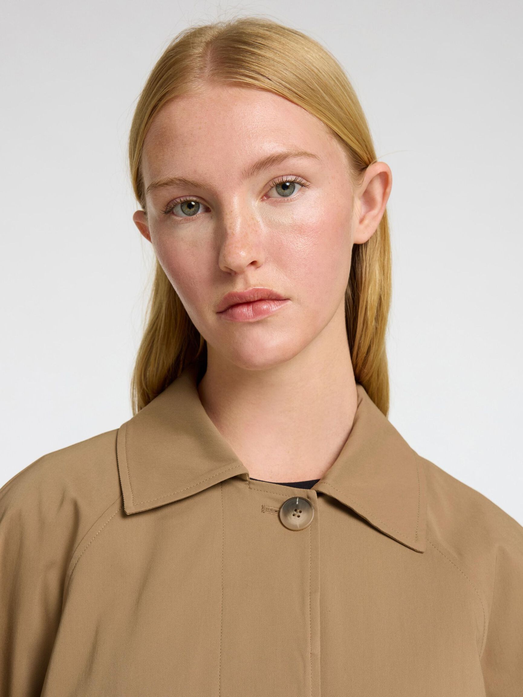 TAILORED LONG COAT, Sepia Tint, highres