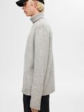 Selected WOOL BLEND ROLL NECK PULLOVER, Light Grey Melange, highres - 16094649_LightGreyMelange_008.jpg