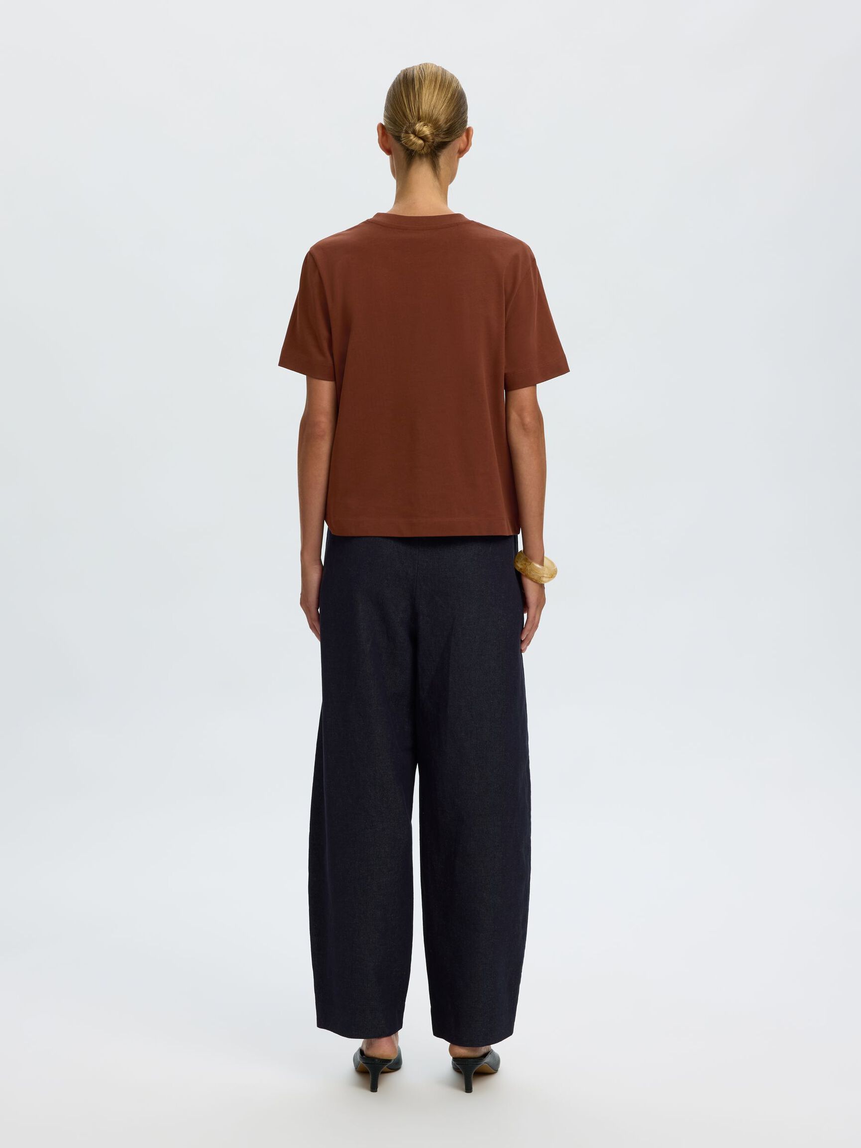 BOXY T-SHIRT, Cherry Mahogany, highres