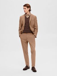 175 SLIM FIT TROUSERS, Camel, highres