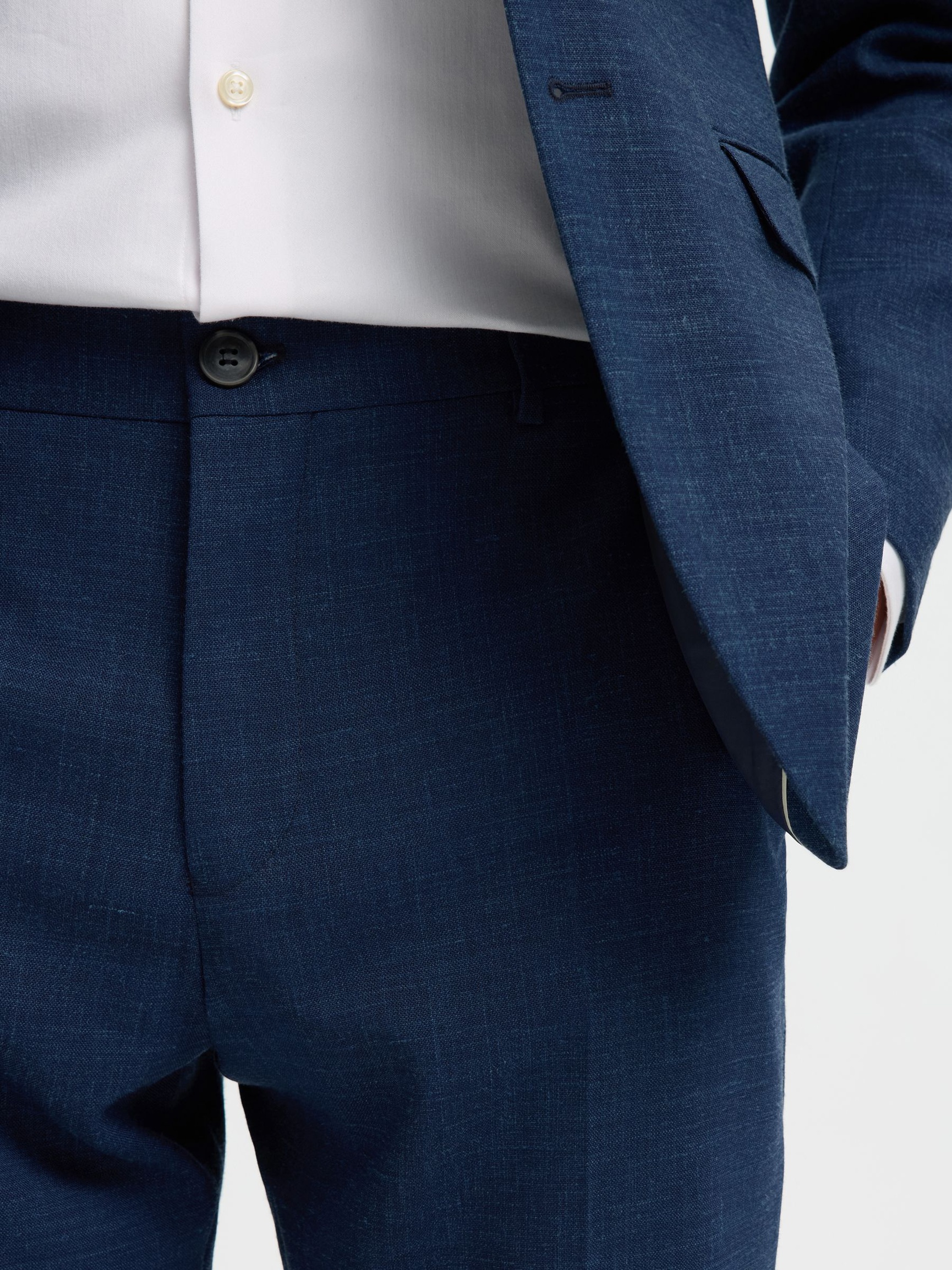 COUPE SLIM PANTALON DE COSTUME, Dark Navy, highres