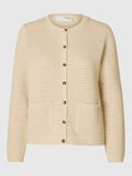 Selected ALGODÓN 100 % CHAQUETA DE PUNTO, Birch, highres - 16096200_Birch_001.jpg