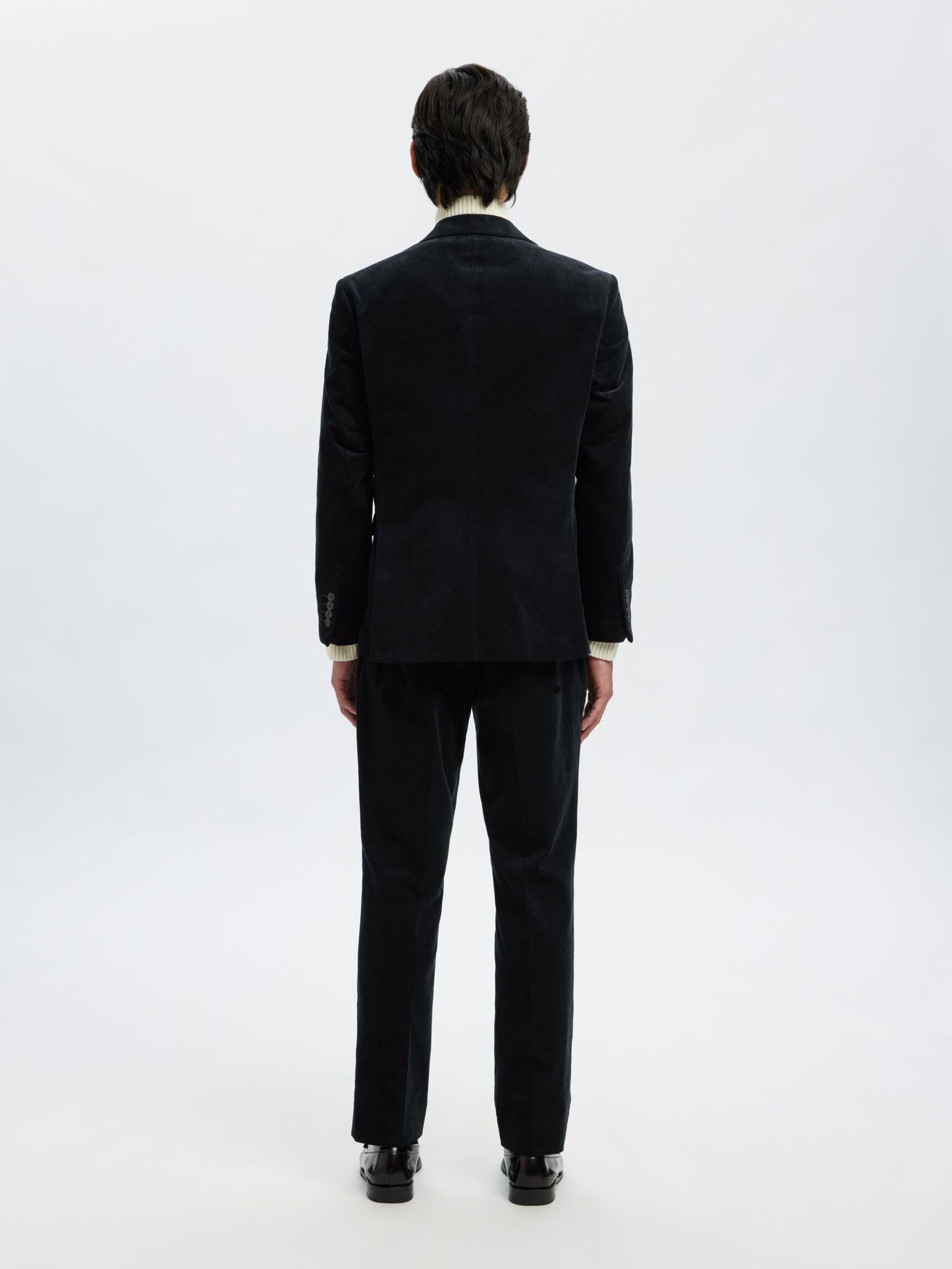REGULAR FIT CORDUROY  DOUBLE-BREASTED BLAZER, Sky Captain, highres