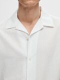 Selected LINEN BLEND SHORT SLEEVED SHIRT, Bright White, highres - 16092978_BrightWhite_006.jpg