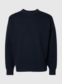 100% COTTON SWEATSHIRT, Dark Sapphire, highres