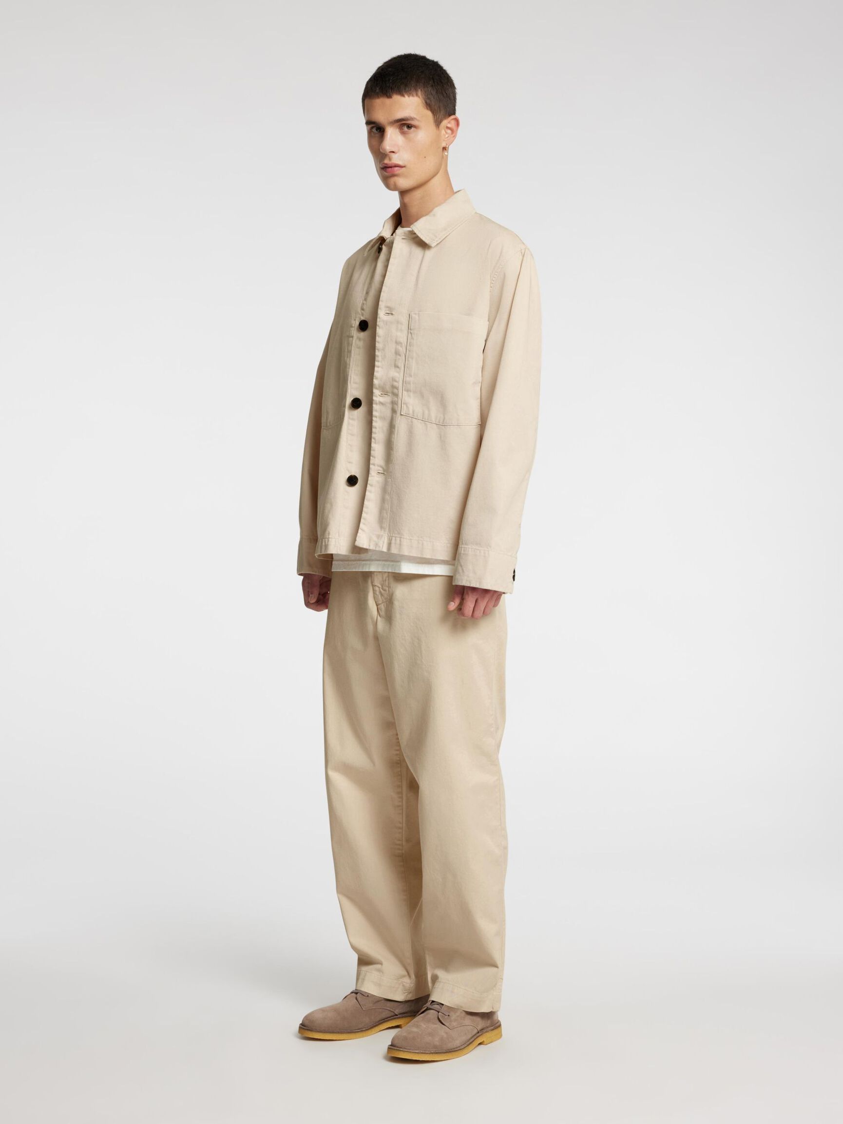 LÖS PASSFORM CHINOS, Birch, highres