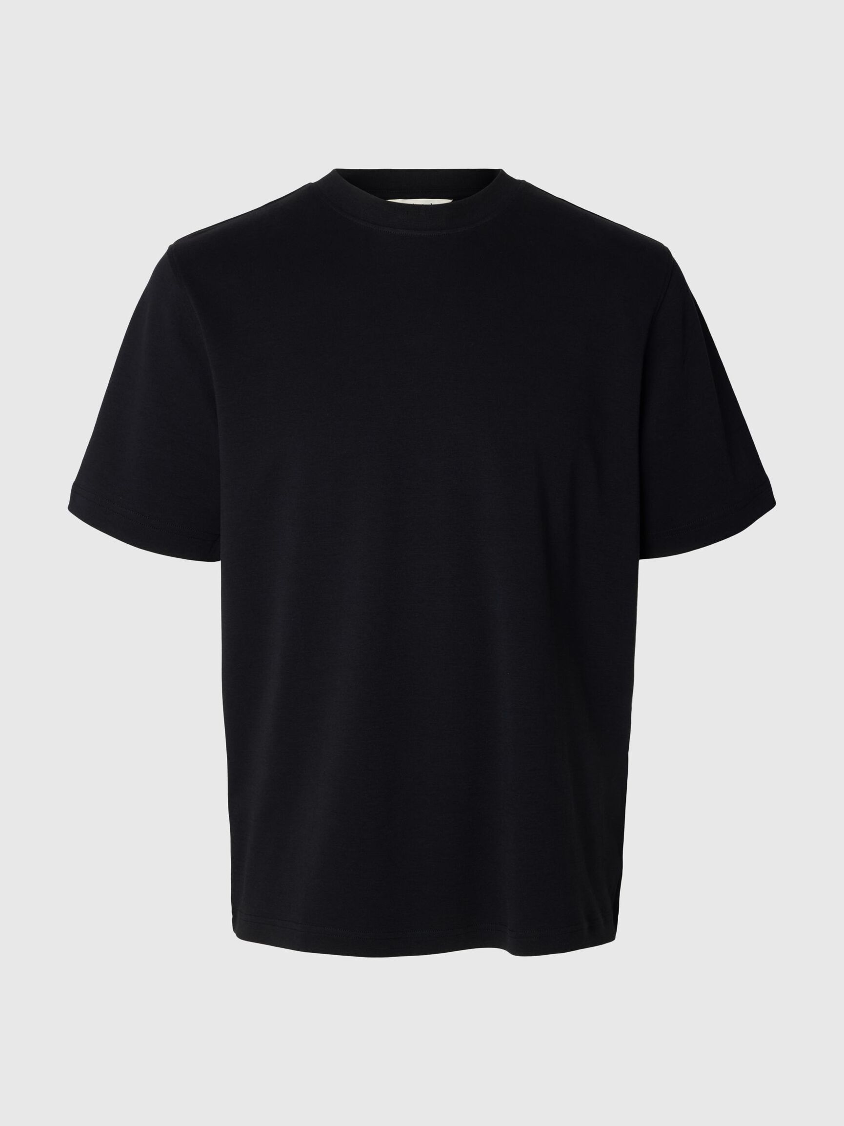 REGULAR FIT T-SHIRT, Black, highres
