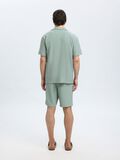 Selected GERIBDE CUBAN COLLAR OVERHEMD MET KORTE MOUWEN, Iceberg Green, highres - 16090778_IcebergGreen_004.jpg