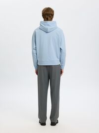 100% BOMULD HOODIE, Cashmere Blue, highres