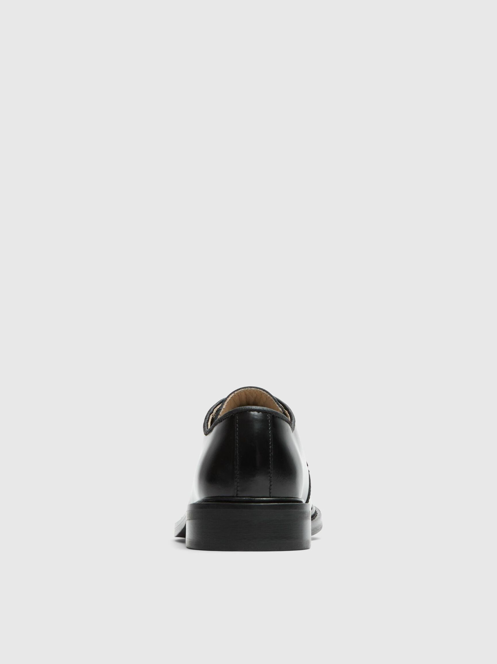 SCARPE DERBY IN PELLE, Black, highres