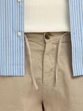 Selected LØS PASSFORM SHORTS I LINBLANDING, Pure Cashmere, highres - 16097541_PureCashmere_006.jpg