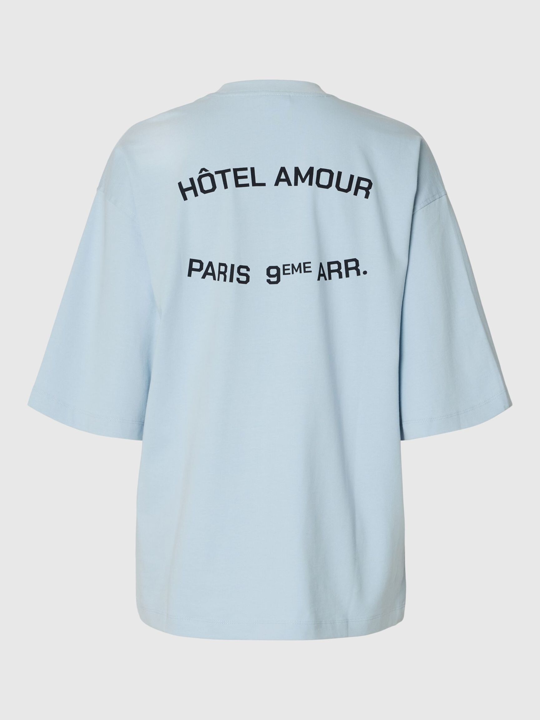 BOXY FIT CREWNECK T-SHIRT, Skyway, highres