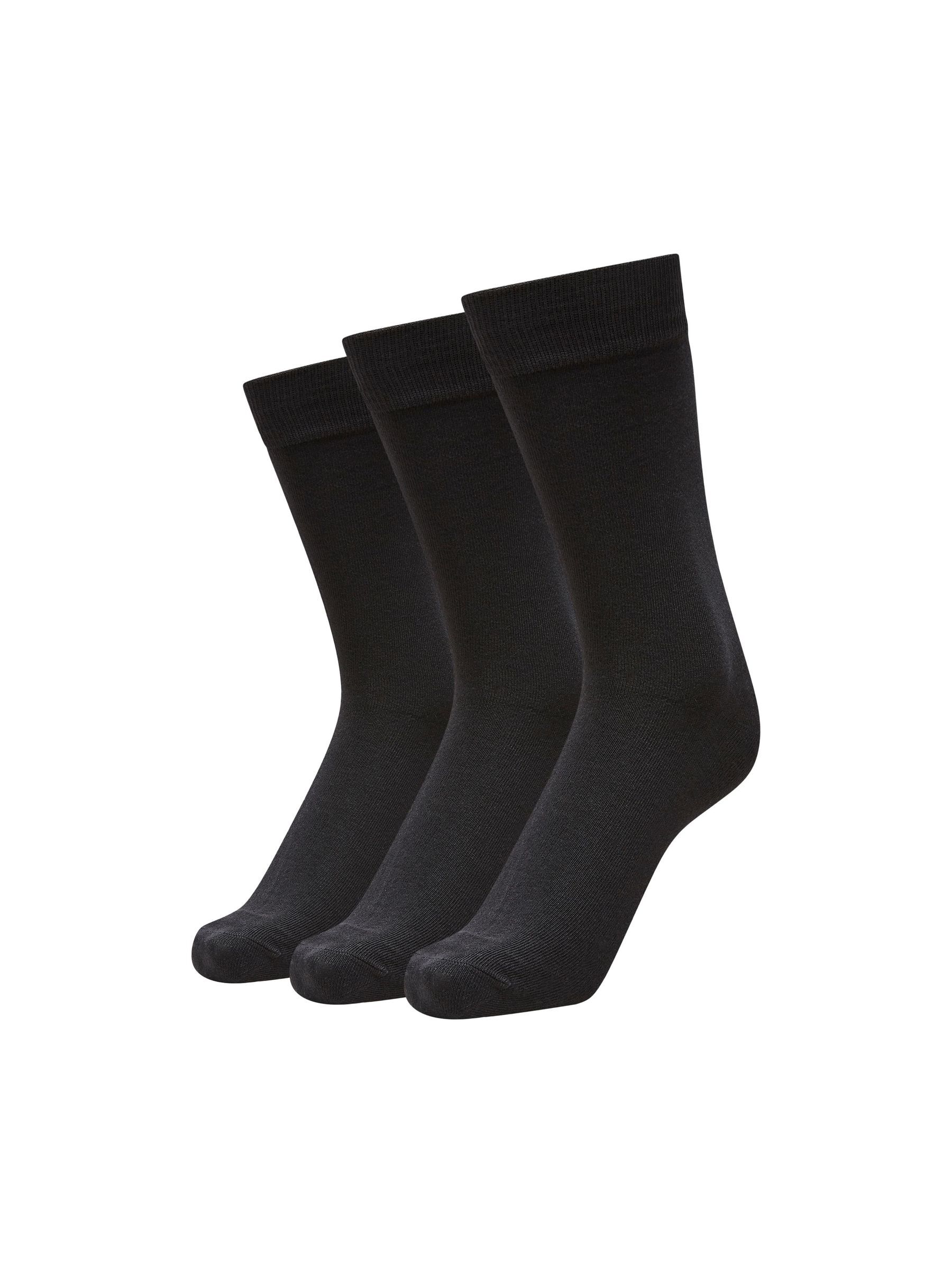 3-PACK SOCKS, Black, highres