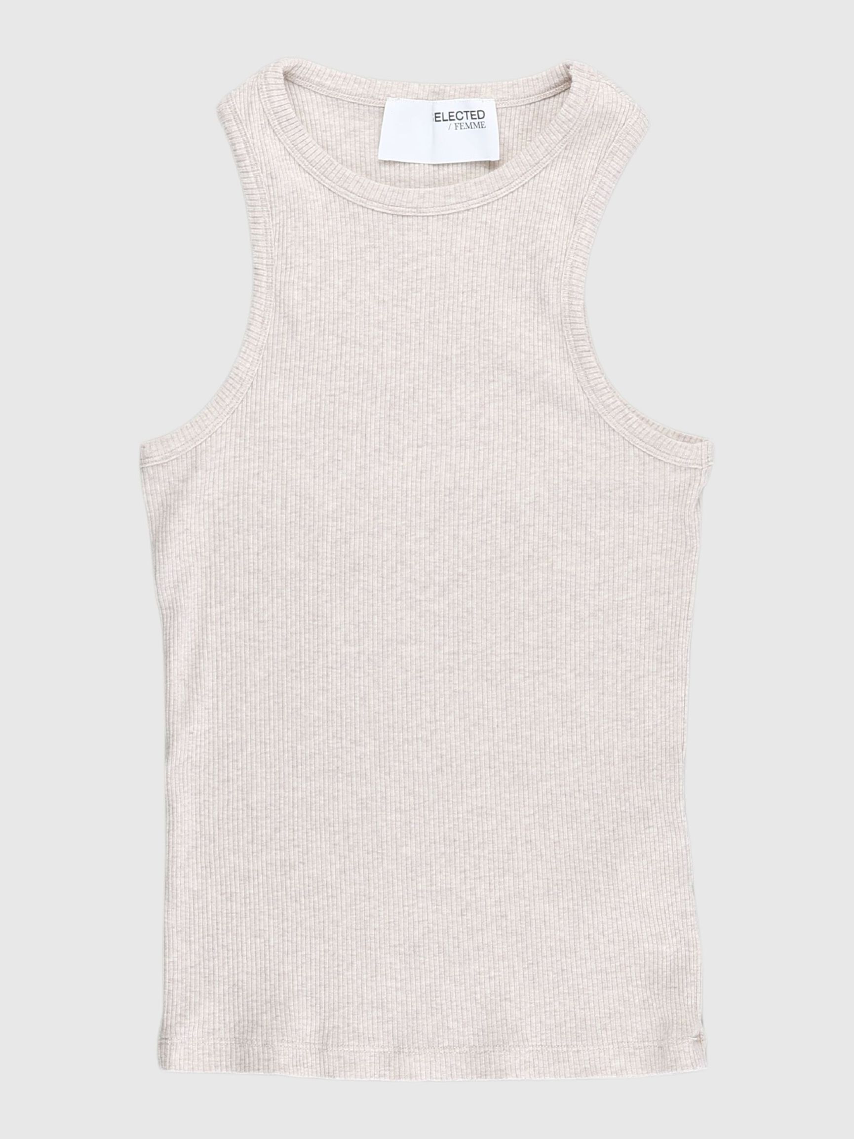 TANKTOP, Light Grey Melange, highres
