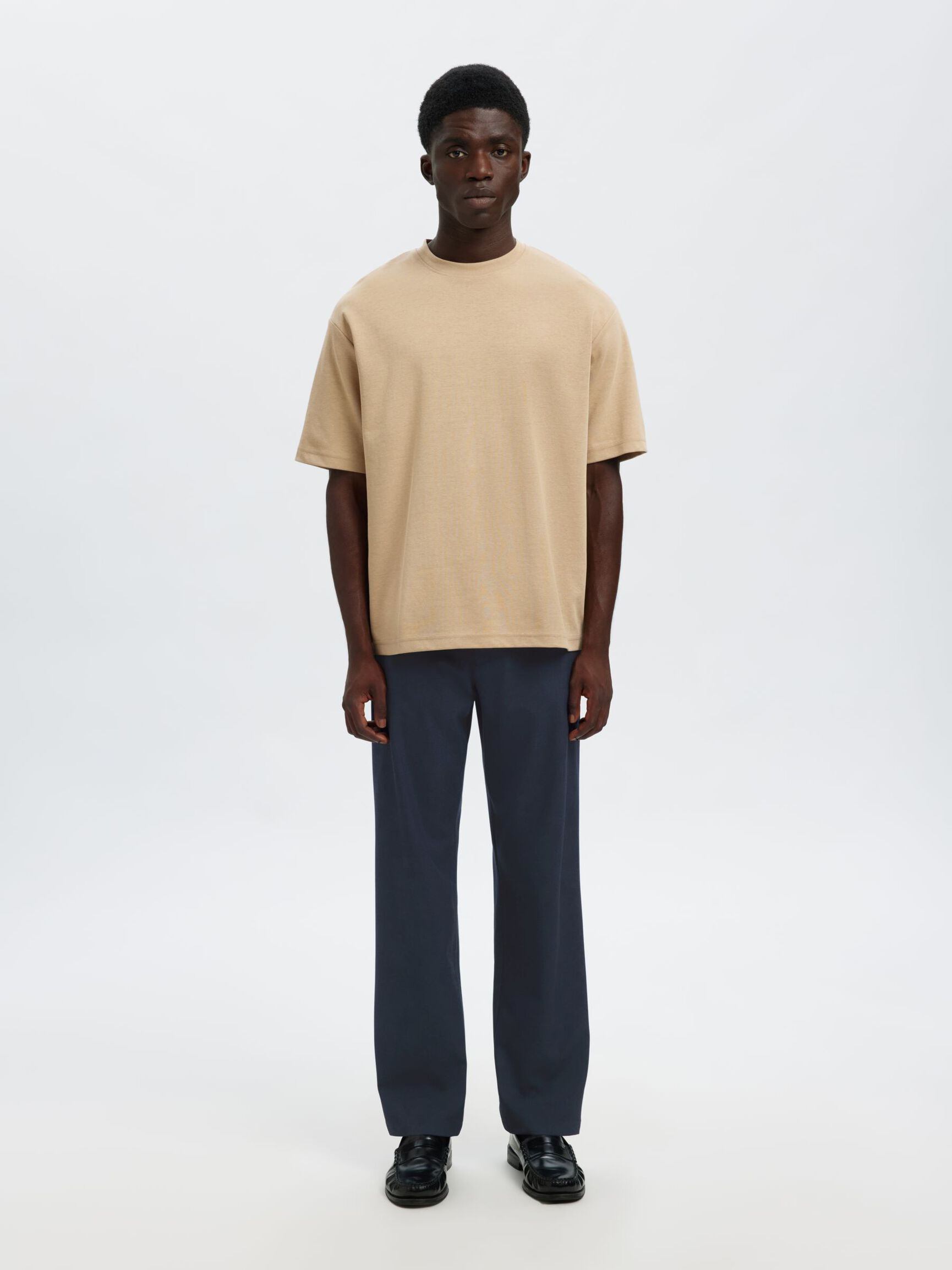 196 STRAIGHT FIT TROUSERS, Dark Sapphire, highres
