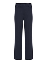 VISCOSE BLEND  WIDE-LEG TROUSERS, Dark Sapphire, highres