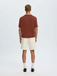 RELAXED FIT POLO SHIRT, Cherry Mahogany, highres