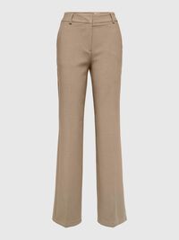 VISCOSE BLEND TROUSERS, Camel, highres