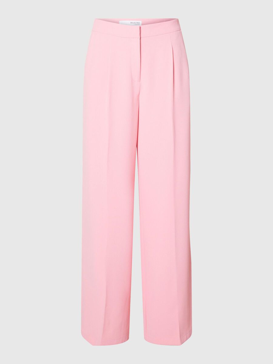 Selected GEWEVEN WIDE LEG BROEK, Peony, highres - 16089912_Peony_001.jpg