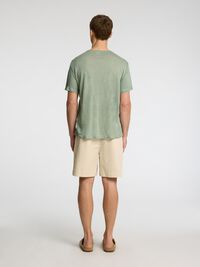 LINNEN T-SHIRT, Iceberg Green, highres