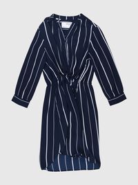 PRINTED MINI DRESS, Dark Sapphire, highres