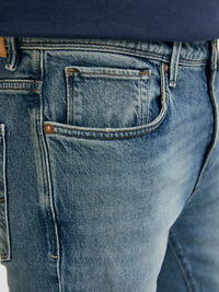 DÉLAVÉ JEAN SLIM, Light Blue Denim, highres