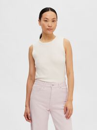 SIN MANGAS TOP DE PUNTO, Birch, highres