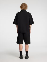 LOOSE FIT SHORTS, Black, highres