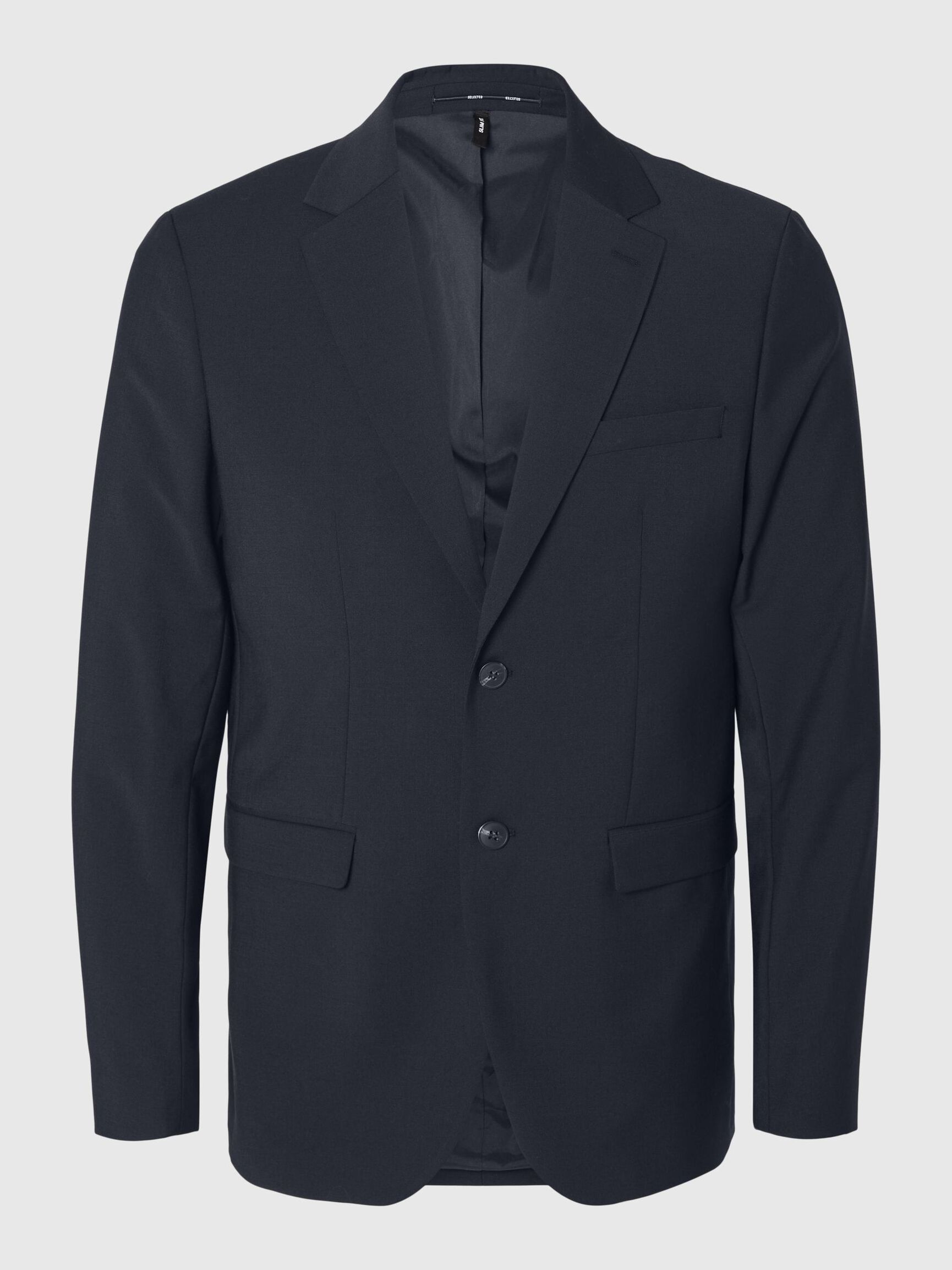 SLIM FIT WOLMIX BLAZER, Sky Captain, highres