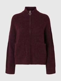 WOOL BLEND CARDIGAN, Fig, highres