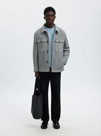 CREWNECK JUMPER, Dusty Blue, highres