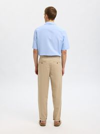 CROPPED RELAXED FIT HOSE, Chinchilla, highres
