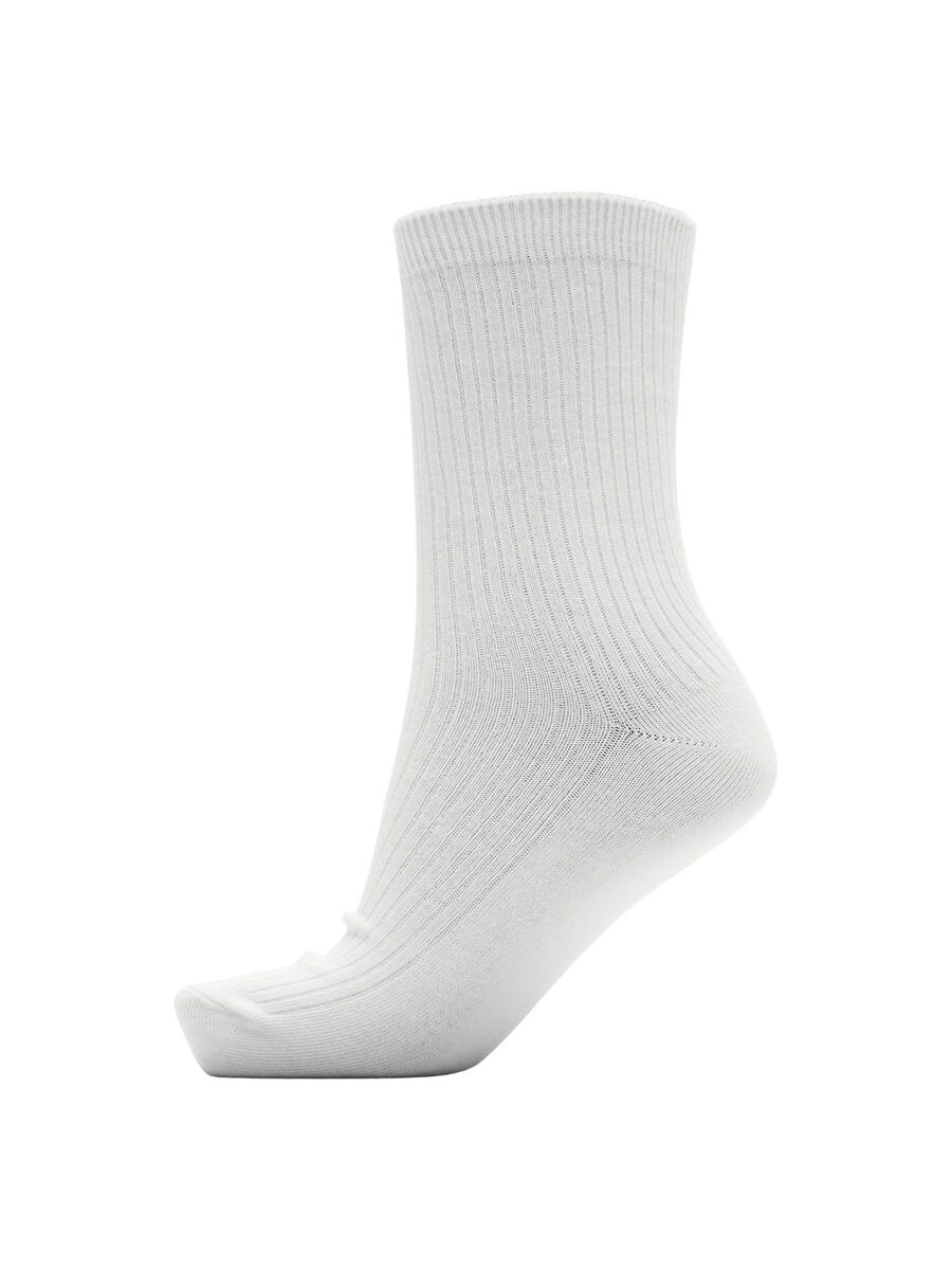 Selected BASIC RIBBED SOCKS, Snow White, highres - 16093439_SnowWhite_001.jpg