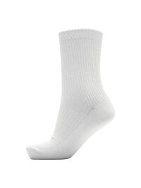 BASIC RIBBED SOCKS, Snow White, highres