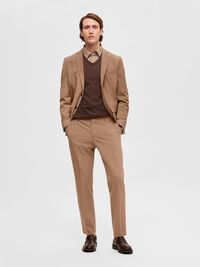 175 SLIM FIT TROUSERS, Camel, highres