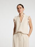 Selected SLEEVELESS RUFFLE DETAIL TOP, Sandshell, highres - 16096447_Sandshell_008.jpg
