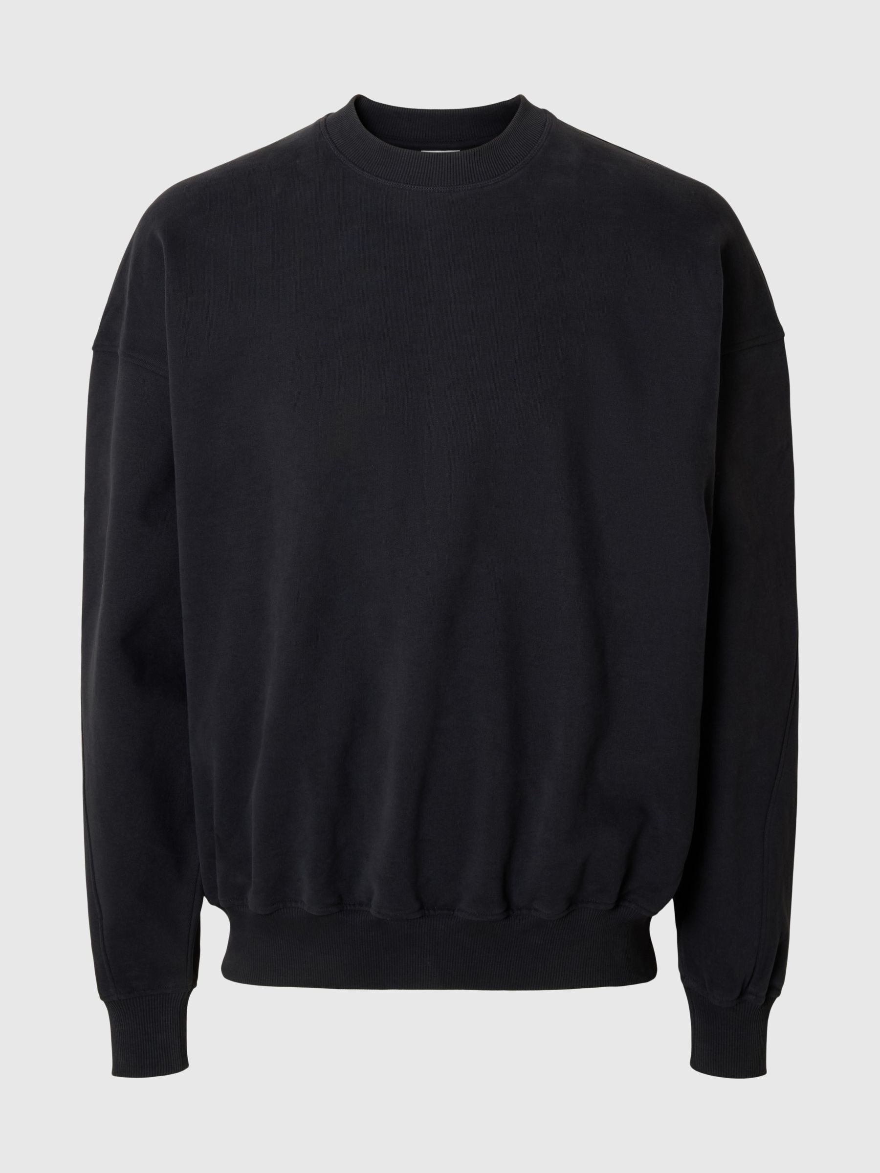 RELAXED FIT SWEATSHIRT, Dark Navy, highres