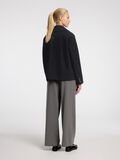 Selected DOUBLE BREASTED SHORT JACKET, Black, highres - 16094217_Black_004.jpg
